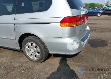 2002 Honda Odyssey Ex-L from USA, damaged, VIN 2HKRL18062H533064